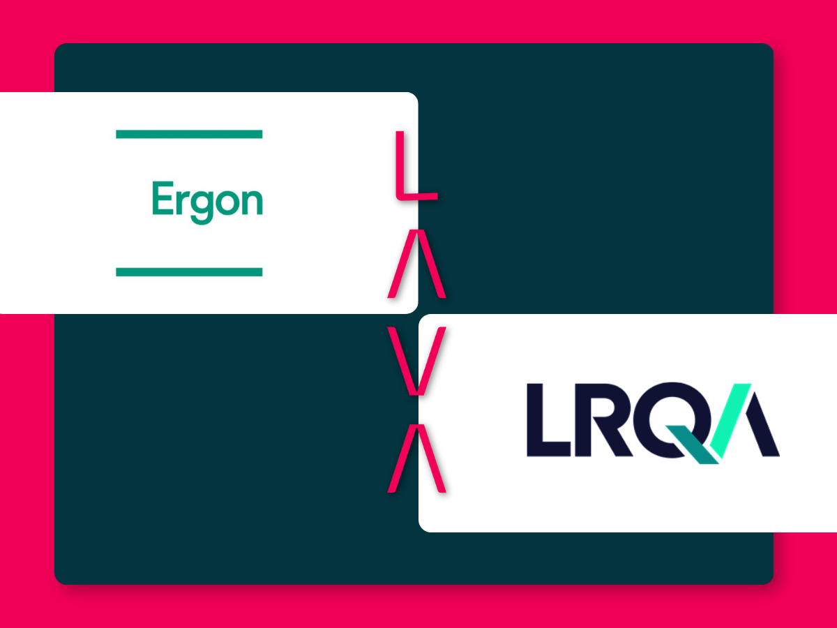 Ergon joined LRQA Ergon joined LRQA